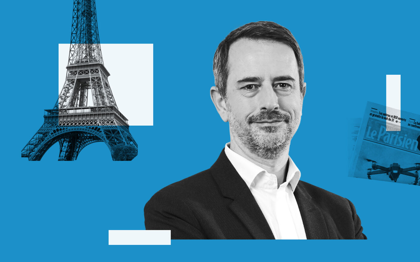 Olivier Auguste, directeur adjoint des rédactions du Parisien - Aujourd’hui en France. Le Parisien DA